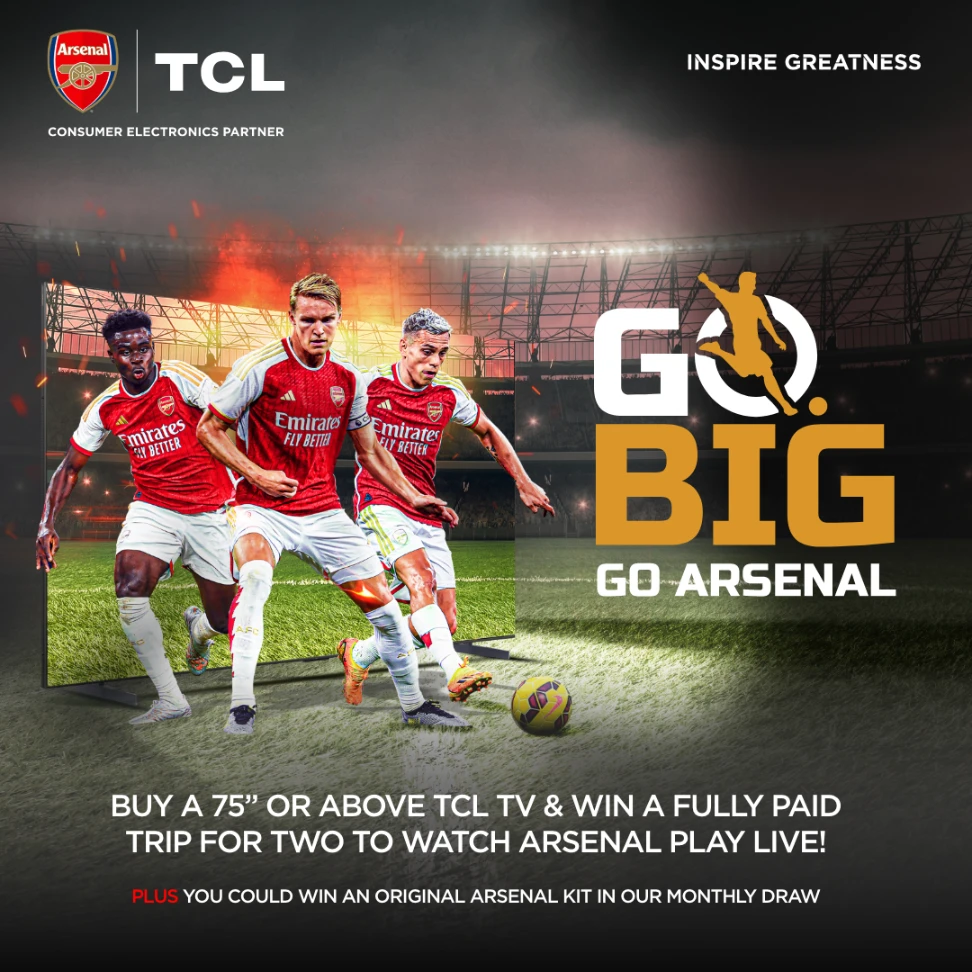 Go Big, Go Arsenal – TCL x Arsenal FC retail activation gallery image 2