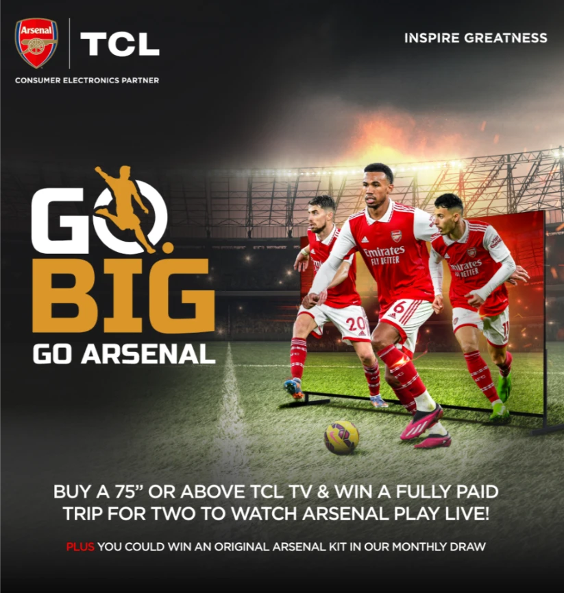 Go Big, Go Arsenal – TCL x Arsenal FC retail activation gallery image 3
