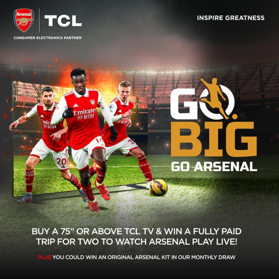 Go Big, Go Arsenal – TCL x Arsenal FC retail activation gallery image 4