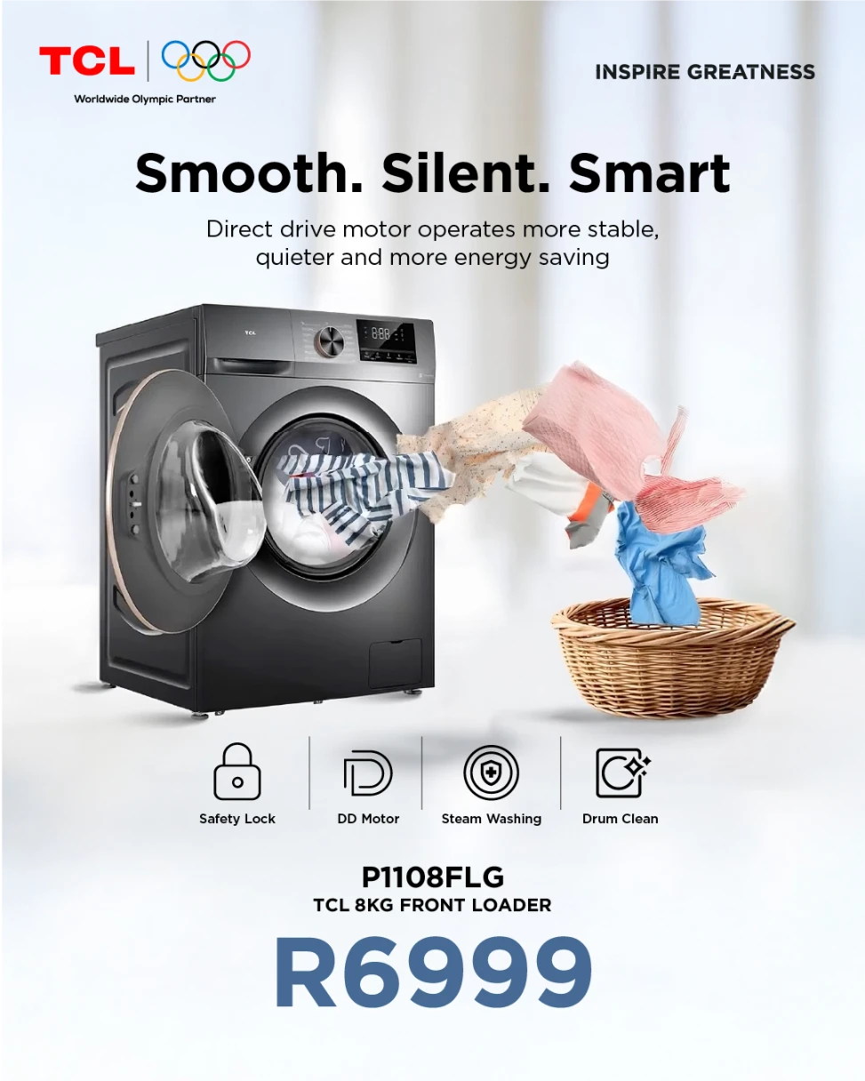 Smooth. Silent. Smart – TCL 8kg Front Loader retail campaign gallery image 2