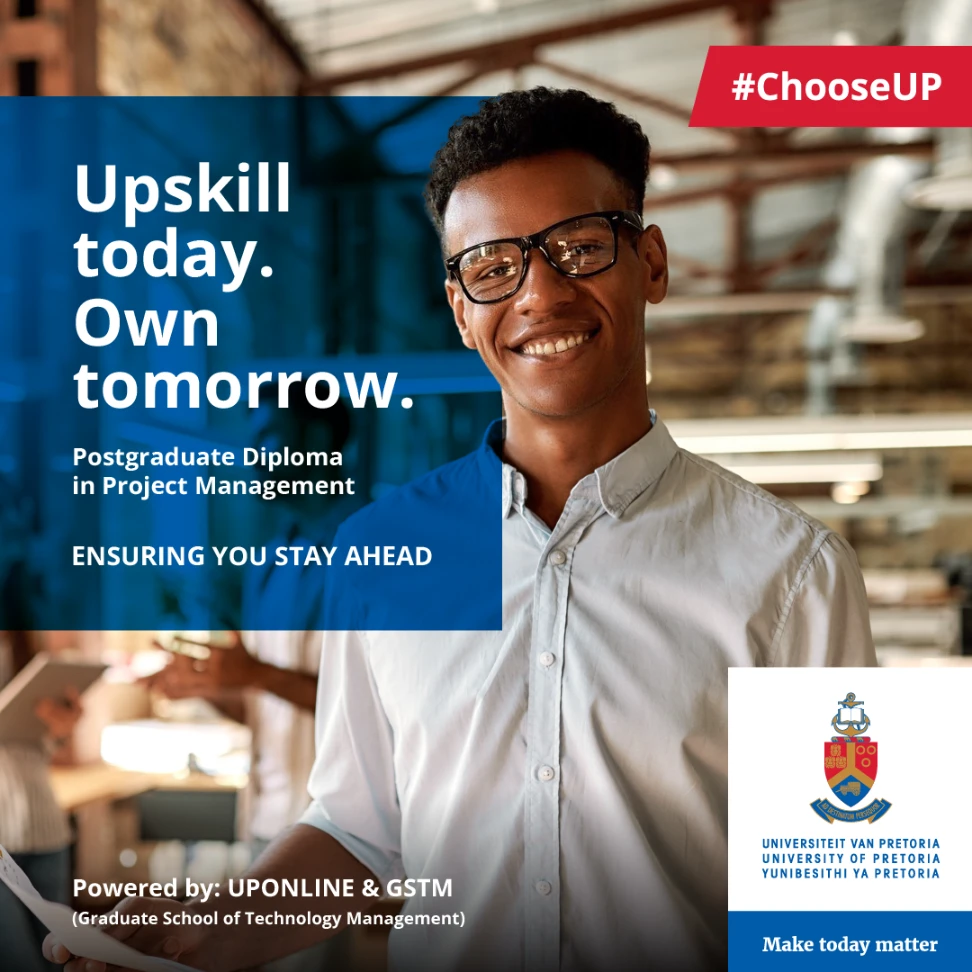 Upskill today. Own tomorrow. – University of Pretoria postgrad recruitment gallery image 1